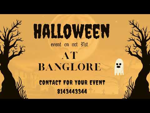 Halloween theme decoration on 31st  oct book your slot for next event hurry up.....