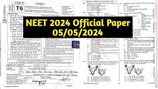 NEET 2024 Question paper | Neet exam paper 2024 | neet paper 2024