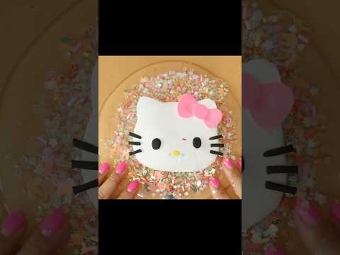 #asmr #pipingbagsslime #satisfying #relax #slime #glitter #kitty