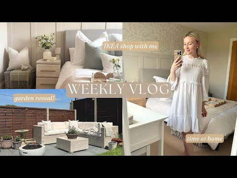 WEEKLY VLOG | new garden furniture, IKEA shop & office update