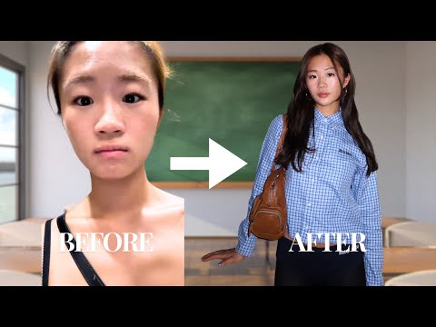 GLOW UP TRANSFORMATION FOR BACK TO SCHOOL!! yay