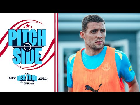 OUR FINAL OPEN TRAINING SESSION OF TOUR! | Man City v Chelsea | PitchSide Live