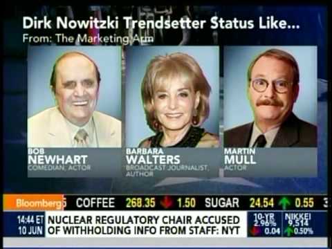 Bill Glenn on Bloomberg Talking Dirk Nowitzki's Marketability