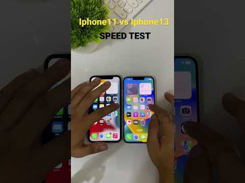 Iphone 11 vs Iphone 13 Speed Test /#shorts