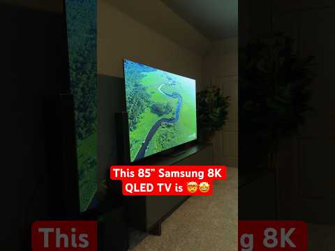 This 85” Samsung 8K QLED TV is INSANE 🤯 (QN900D)