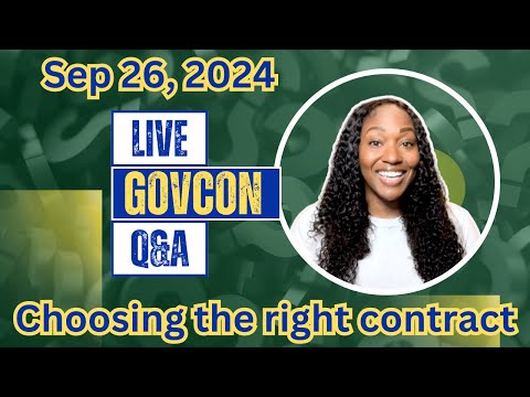 Live Q&A! Business & GovCon