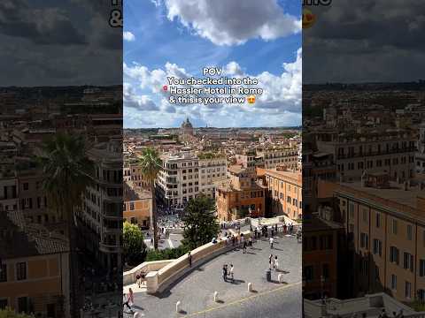 Best #views of #spanishsteps 😍#rome#rometravel#italyshorts#italytravel#italianstyle#italy#yts#yt#fy