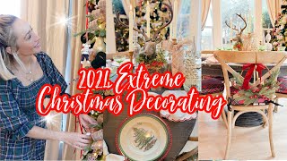 2024 EXTREME CHRISTMAS DECORATING //NEW CAT DINING STATION // MAKE DINNER  PUMPKIN BOLOGNESE PASTA