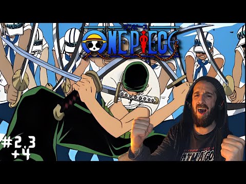 LUFFY FINALLY GAINS A FRIEND! One Piece Ep 2,3 & 4 Reaction