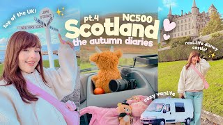 NC500 🚐 We went to a EPIC Scottish highland castle 🏰 Dunrobin, John O Groats & Smoo Cave, Vanlife