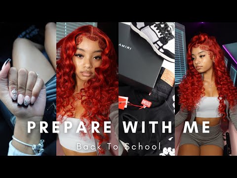 Back to School Prepare With Me 2023 | Lashes, Nails, First Day of School Fit, Hair Appt, etc.