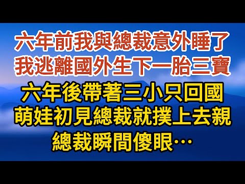 《生下三胎》 第02集：六年前我與總裁意外睡了，我逃離國外生下一胎三寶，六年後帶著三小只回國，萌娃初見總裁就撲上去親，總裁瞬間傻眼……#戀愛#婚姻#情感 #愛情#甜寵#故事#小說#霸總