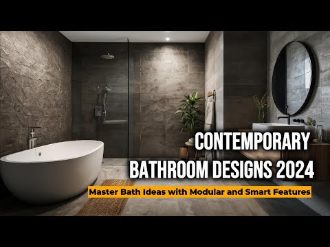 Contemporary Bathroom Designs 2024: Master Bath Ideas with Modular and Smart Features