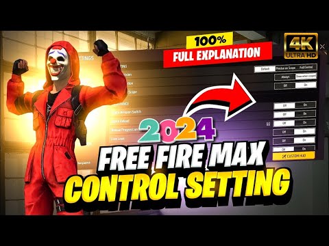 Control Setting Free Fire | Pro Player Setting Free Fire 2024 | Free Fire All control Setting