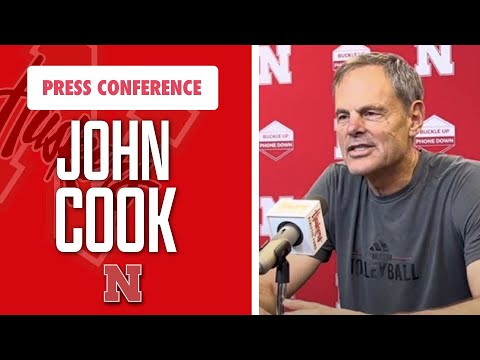 Nebraska volleyball Coach John Cook previews Minnesota, return to Devaney I GBR