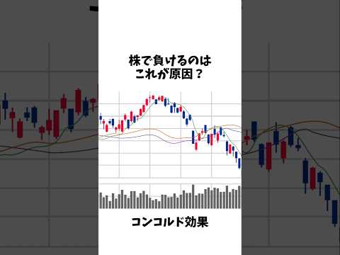 【1分解説】コンコルド効果を1分で解説！#shorts #解説 #雑学