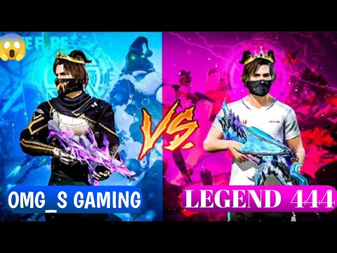 OMG_S GAMING VS LEGEND 444 1 VS 1 CUSTOM MATCH || BRAIN DEAD song free fire gameplay || #omg_s