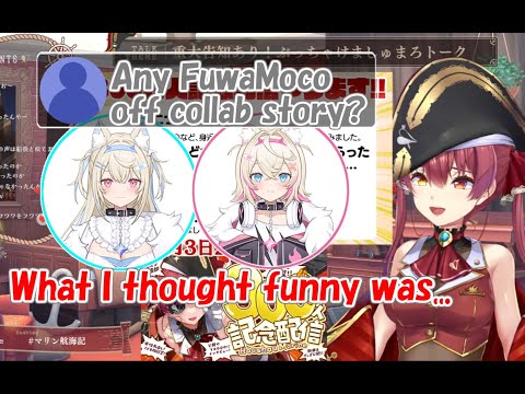 [Hololive] Marine talked about what she thought cute about FuwaMoco.  [Eng sub]