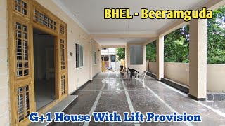 Brand New G+1 Independent House For Sale in BHEL Beeramguda - Direct Builder