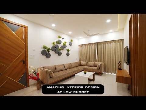 Simple Interior Design for 3BHK Flat in Gujarat  | Modern Home Design