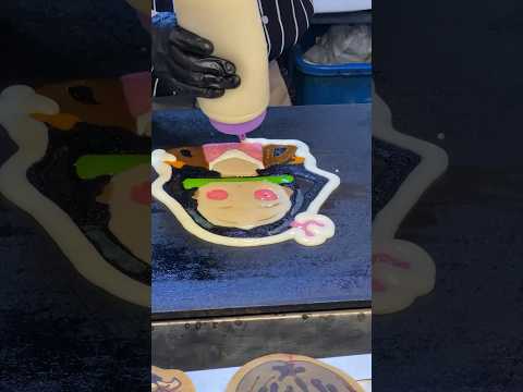 Amazing Skill! The Best Cartoon Pancake Artist #shortsvideo