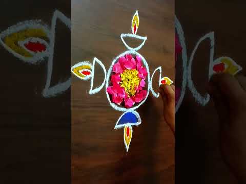 Diwali rangoli 2024🪔🪔🪔#shors#indianartkolam #indianart #muggulu #shortfeed #Diwali #diwalidecoration