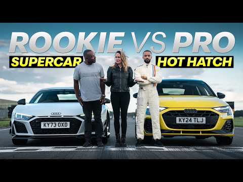 Audi R8 vs Audi S3: Slow Driver vs Fast Driver Track Battle