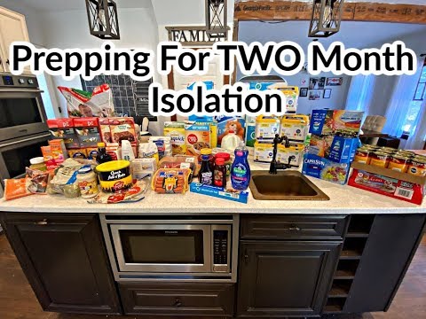 Grocery Haul For TWO months of ISOLATION from Corona Virus| How We Are SURVIVING.