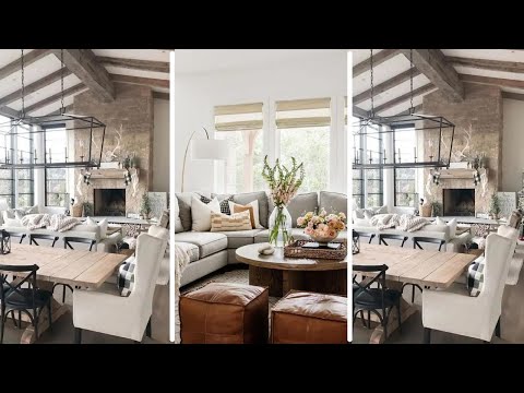 55 Stylish Modern Farmhouse Living Room Decor Ideas