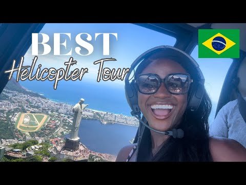 BEST Rio de Janeiro Brazil HELICOPTER TOUR 🚁🇧🇷 Christ the Redeemer, Sugarloaf, Copacabana