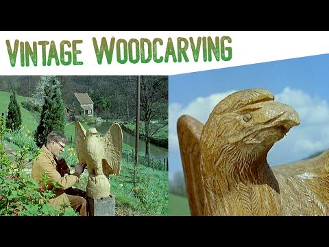 Soothing Woodcarving in the English Countryside (1961) | Archive highlights