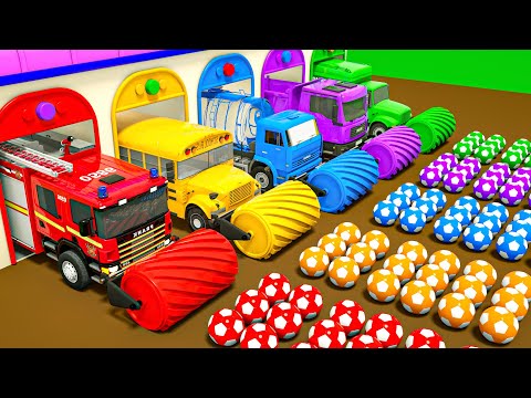 Color Soccer Balls, Kids Song! - Humpty Dumpty + Baby Shark Song - Baby Nursery Rhymes & Kids Songs