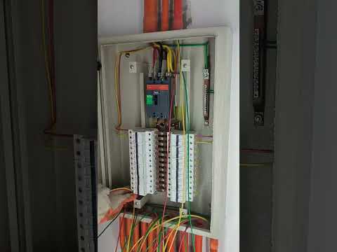 electrical panel look like without zip tie #construction #electricalwork #works #about construction