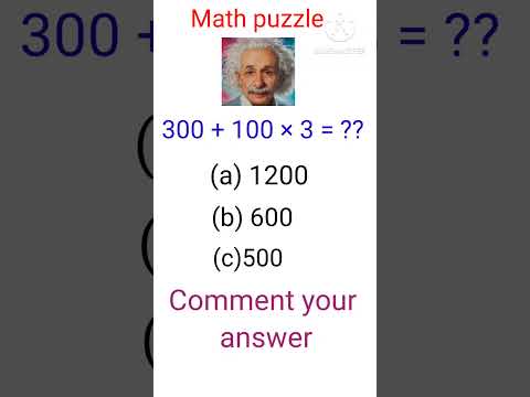 Math puzzle || #math #quizgame #quiz #mathematics #gkquestion