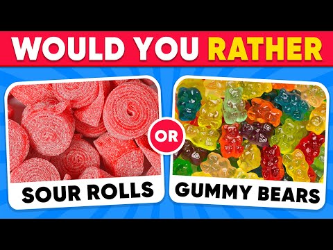 Would You Rather...? 🍭🍋 Sweet VS Sour JUNK FOOD Edition | Quiz Kingdom