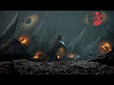 Alien Planet Thunderstorm | Heavy Rain & Thunder Sounds | Rain Sounds For Sleeping | 8Hours