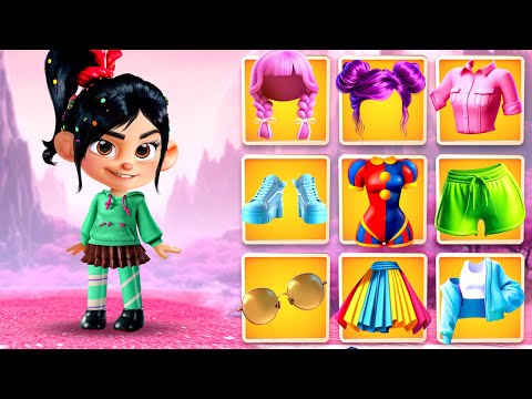 Wreck It Ralph: Vanellope Glow Up Into Vampire