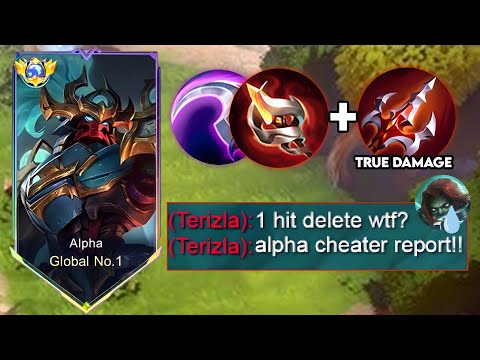 WHEN GLOBAL ALPHA ABUSE MULTIPLE TRUE DAMAGE IN EXP !! (100% auto win)