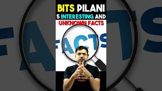 5 Interesting facts about BITS 😍😍 | BITS Pilani #shorts #bits #bitspilani #bitsat