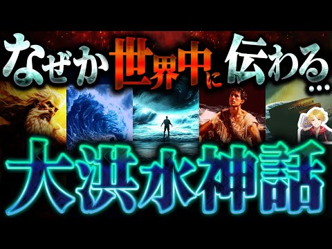 人類滅亡の「大洪水神話」がヤバすぎる｜なぜ世界各地に似た話が存在するんだ！？