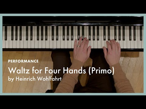 Waltz for Four Hands (Primo) - Wohlfahrt (page 10, Literature for the Piano Book 1)