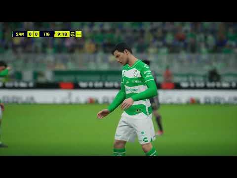 Santos vs Tigres Liga MX 2024 Jornada 4 eFootball 2024 PS4 Simulación