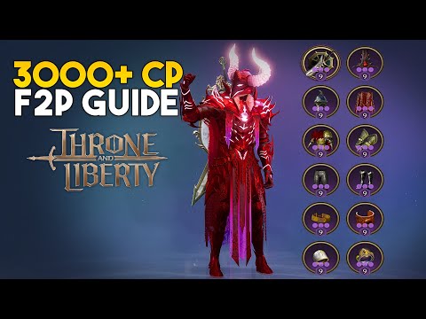 Throne & Liberty | 3000+ CP as F2P & NO ALTS! (Guide & Tips)