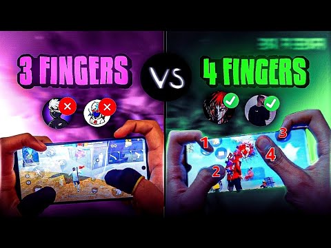 3 FINGER HUD VS 4 FINGER HUD  WHICH ONE IS BEST⚡(MOVMENT+HEADSHOT)😎 Best Custom Hud In FF | MALIK FF