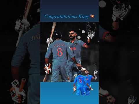 Congratulations kohli💥 #kohli #viratkohli #viratkohlibatting #harjot