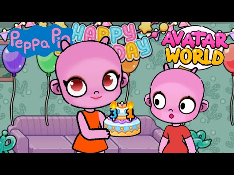 🐷Peppa pig in Avatar World | 🎉Peppa Pig’s Birthday 🎁 | Avatar World 🌎