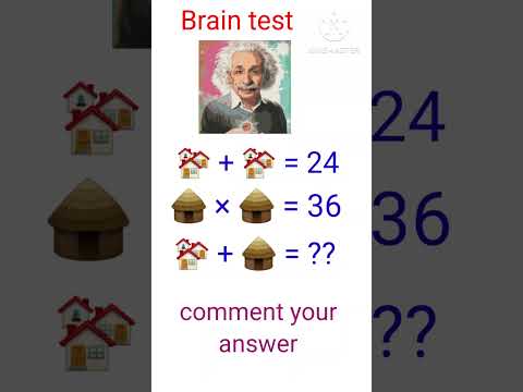 Brain test || #math #quizgame #quiz #mathematics #gkquestion