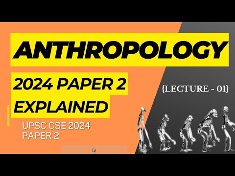 Anthropology paper 2 2024|| upsc cse 2024|| lodha tribe||PK Bhowmick