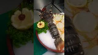 Live Lobster Sashimi #freshprawns  #food #cooking