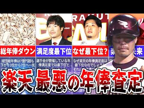 2年連続最下位！なぜ楽天の年俸満足度が低いのか？！